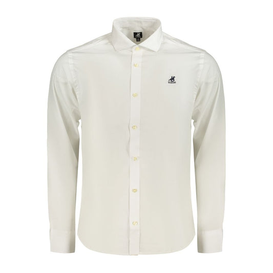 Dress Shirt by U.S. Grand Polo for men in cotton white showcases a sublime silhouette, artfully detailed with a sublime and for a sophisticated, sublime finish.