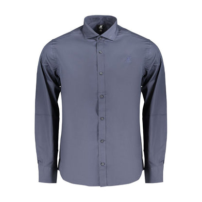 U.S. Grand Polo Blue Cotton Men's Shirt