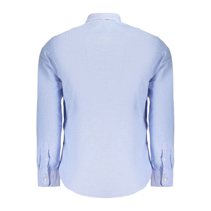 U.S. Grand Polo Azzurro Cotton Men Shirt