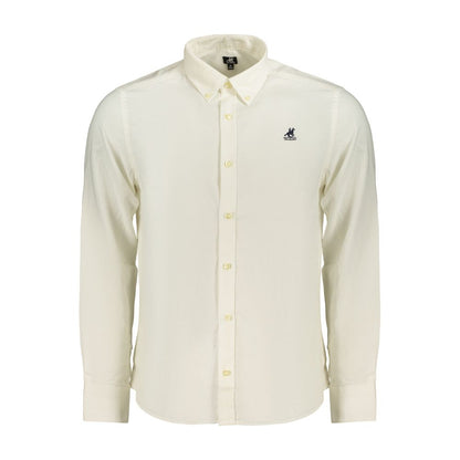 U.S. Grand Polo Bianco Cotton Men's Shirt