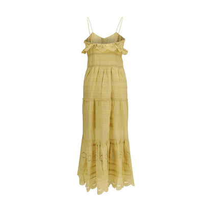 Marant Etoile Beige Cotton Casual Dress