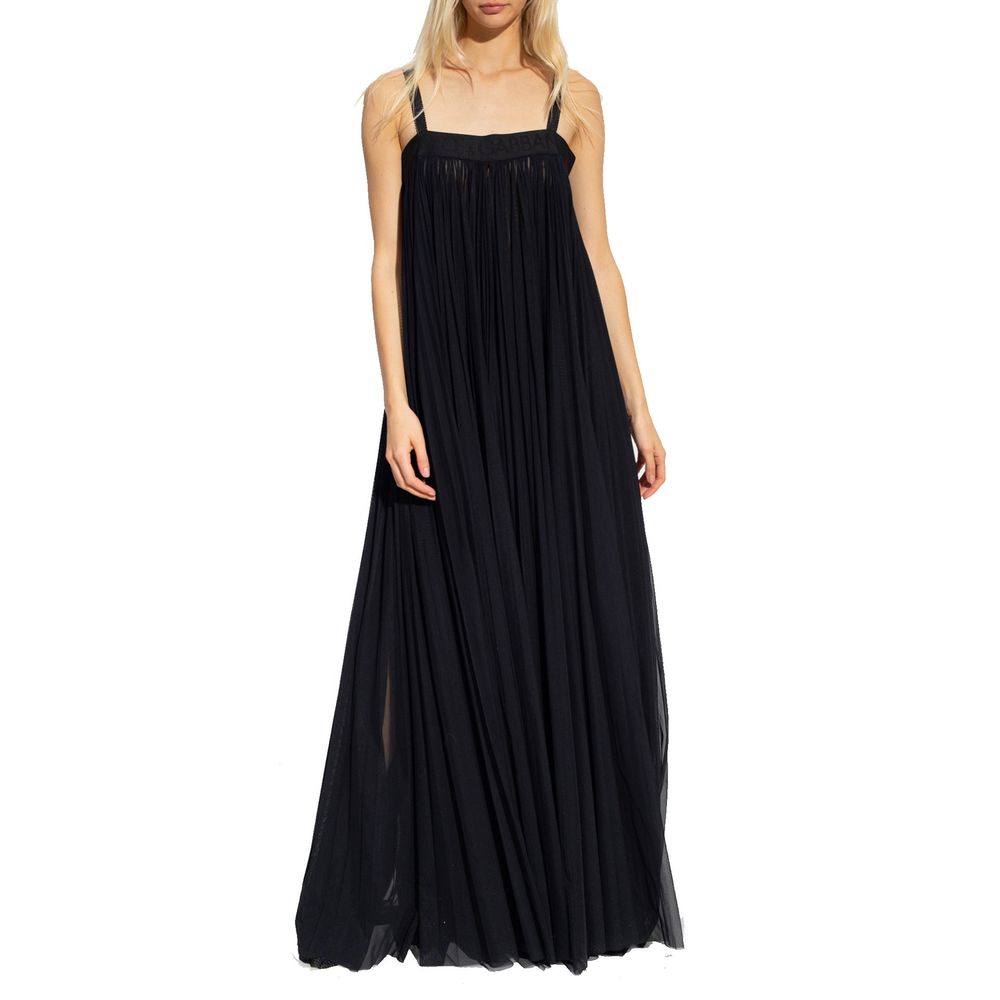 Dolce & Gabbana Black Cotton Casual Dress