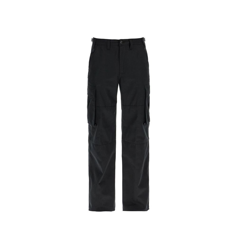 Cargo Pants by Celine for men in cotton polyester black features an stylish with a long and , expertly finished with stylish utility detailing.