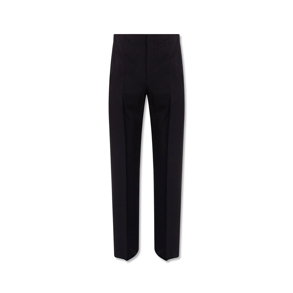 Salvatore Ferragamo Blue Cotton Casual Pants