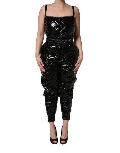 Dolce & Gabbana Women's Elastane Nylon Polyester & Silk One-Piece - Black