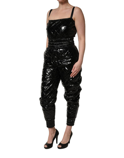 Dolce & Gabbana Women's Elastane Nylon Polyester & Silk One-Piece - Black