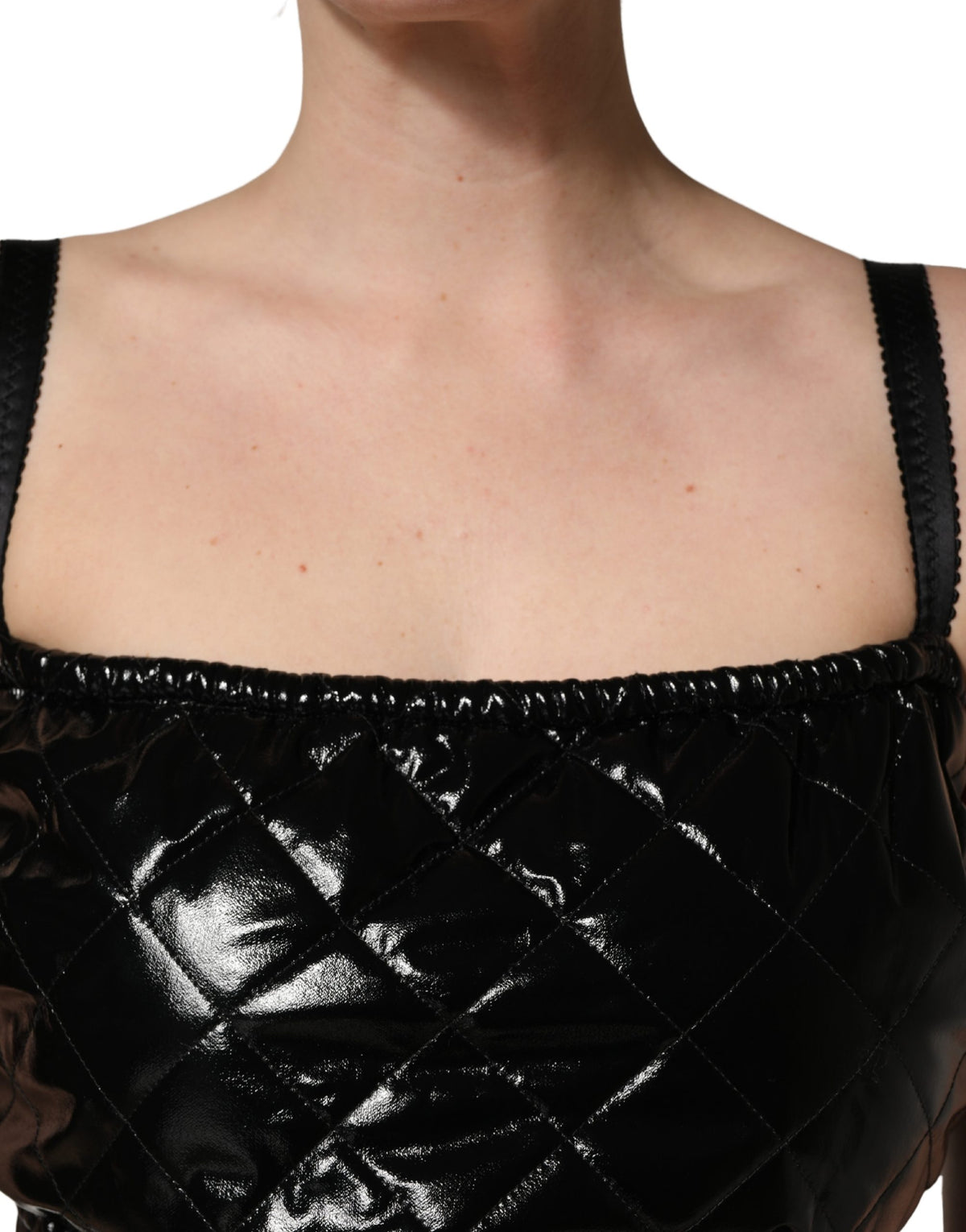 Dolce & Gabbana Women's Elastane Nylon Polyester & Silk One-Piece - Black