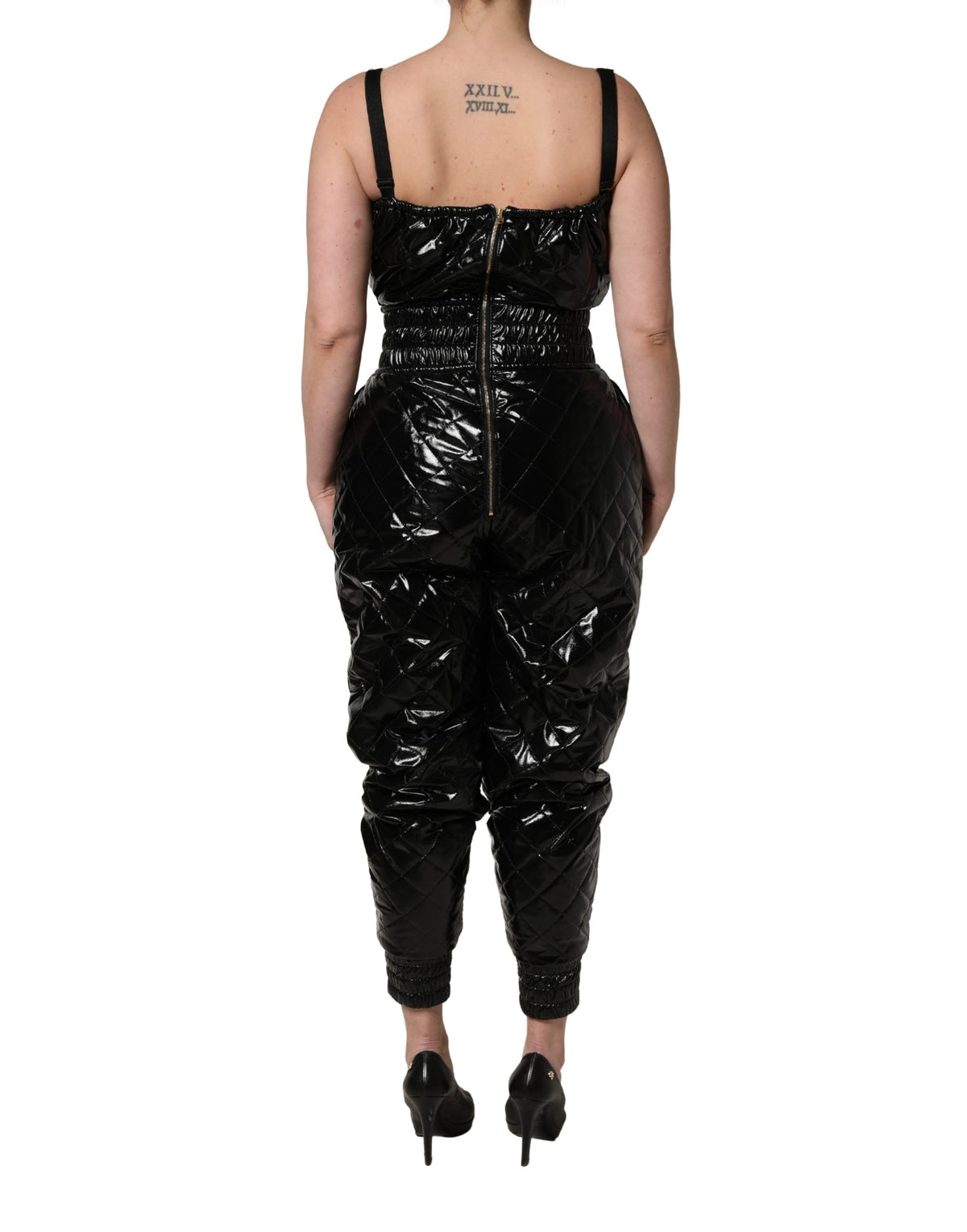 Dolce & Gabbana Women's Elastane Nylon Polyester & Silk One-Piece - Black