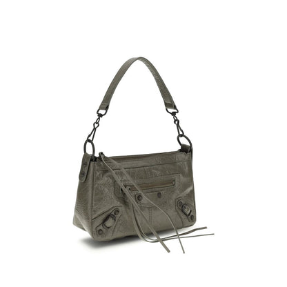Balenciaga Bicolor Lamb Ovis Aries Aries Shoulder Bag