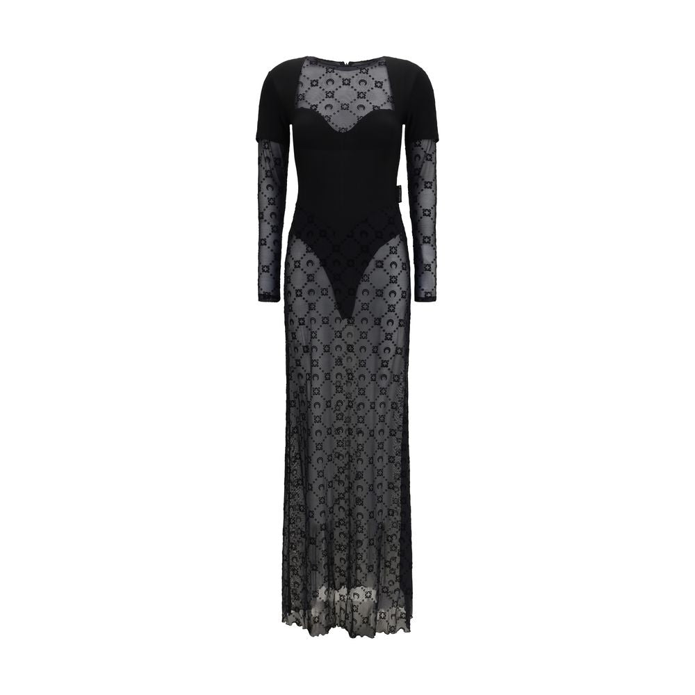 Marine Serre Black Polyamide Jumpsuit