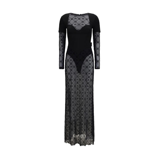 Marine Serre Black Polyamide Jumpsuit