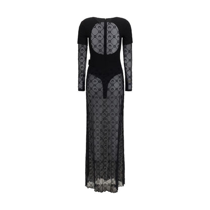 Marine Serre Black Polyamide Jumpsuit