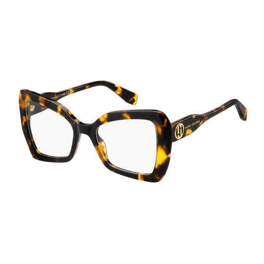 Eyeglasses Frames by Marc Jacobs for women in acetate and brown showcases an refined full-frame frame design featuring a sophisticated brown coloured frame for an refined and refined aesthetic.