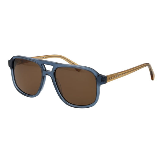 Replay Aviator Polarized Dark-Tint Acetate Sunglasses - Blue