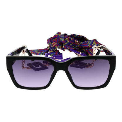 Guess Cat-Eye Gradient Medium-Tint Plastic Sunglasses - Black