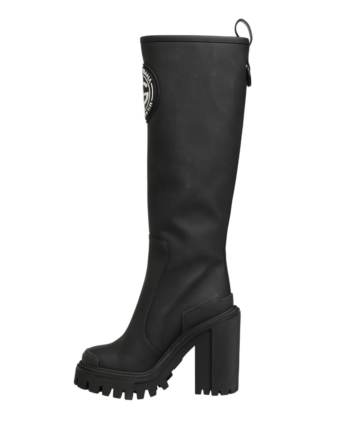 Dolce & Gabbana Women's Calfskin & Goat Leather High-Heel Over-The-Knee Boots - Black