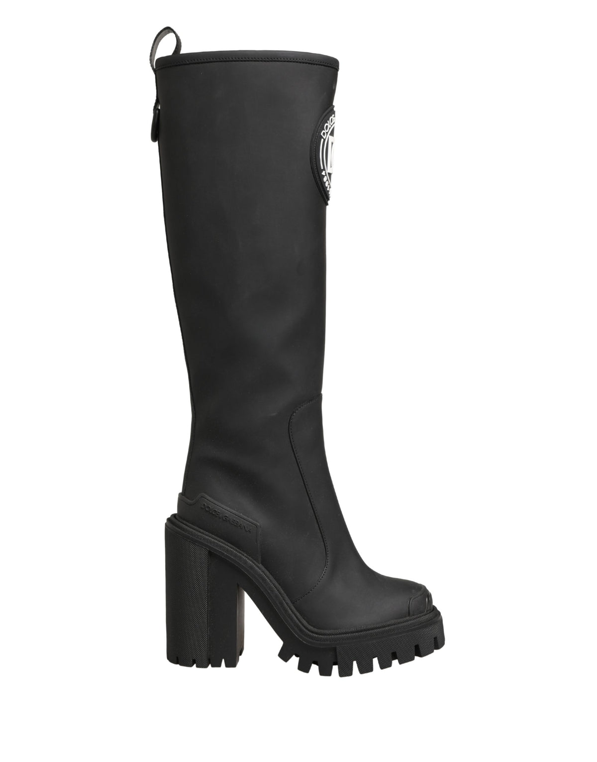 Dolce & Gabbana Women's Calfskin & Goat Leather High-Heel Over-The-Knee Boots - Black