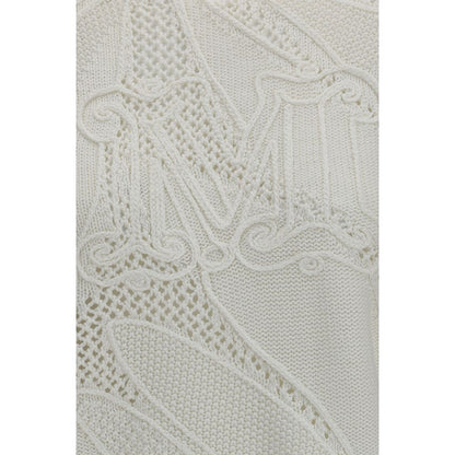 Max Mara White Cotton Sweatshirt