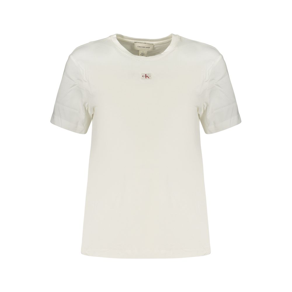 Calvin Klein White Cotton Women's T-Shirt