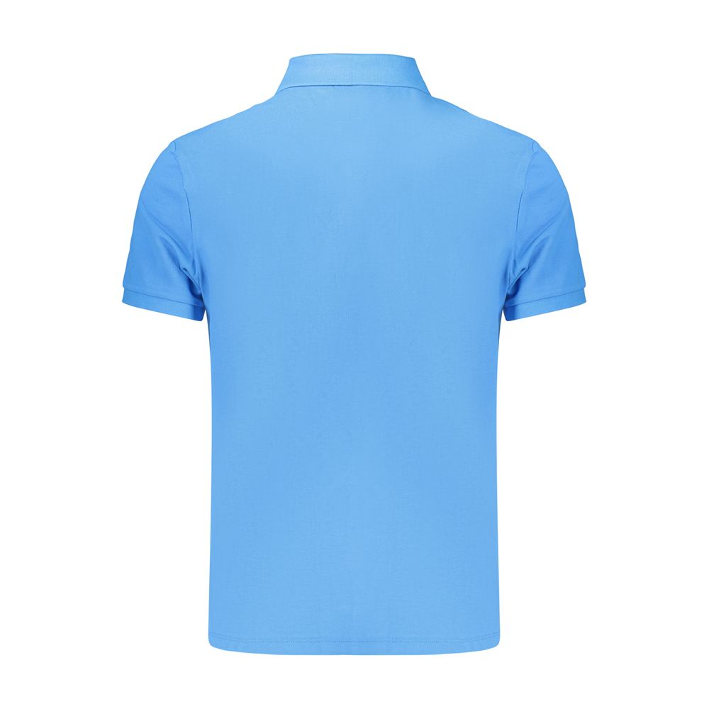 Polo Shirt by Calvin Klein for men in cotton azzurro & signature presents a crisp silhouette, artfully detailed with a crisp and crisp .