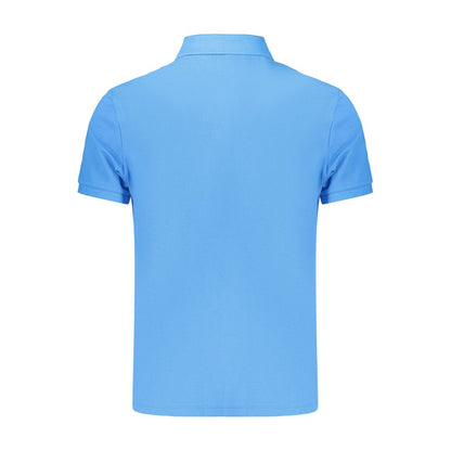 Polo Shirt by Calvin Klein for men in cotton azzurro & signature presents a crisp silhouette, artfully detailed with a crisp and crisp .