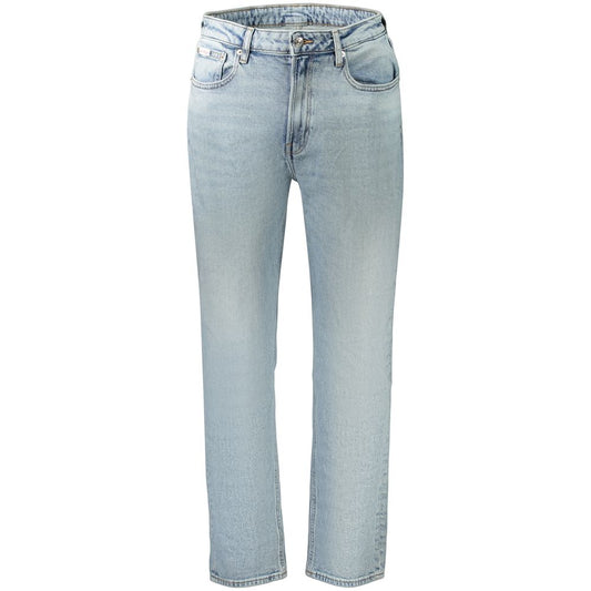 Calvin Klein Azzurro Cotton Womens Jeans