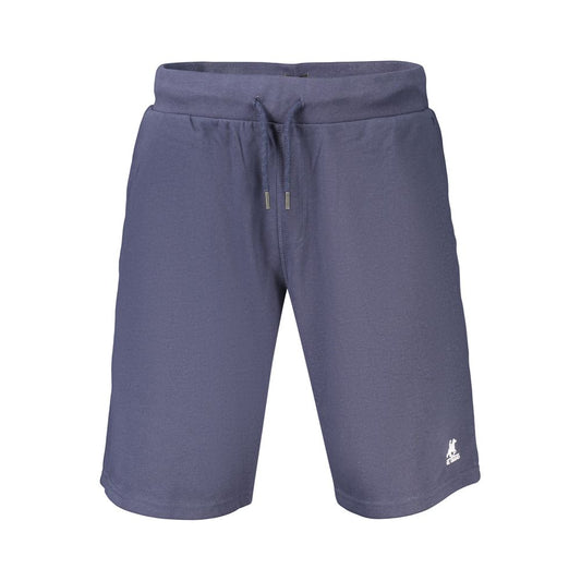 Activewear Shorts by U.S. Grand Polo for men in cotton polyester blue & print features an sporty with adjustable-waistband, presenting a short and designed for a sporty look.
