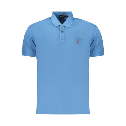 Napapijri Blue Cotton Men's Polo Shirt