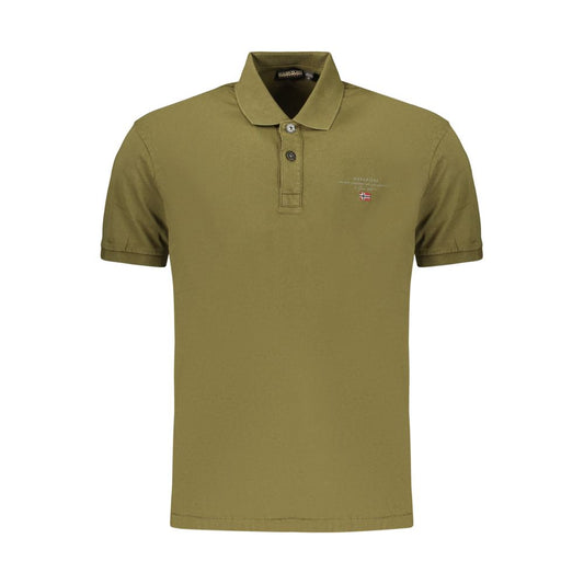 Napapijri Green Cotton Men's Polo