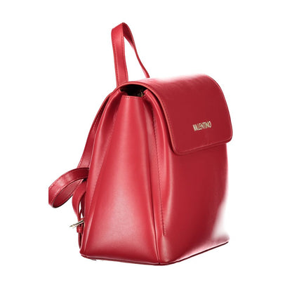 Evening Handbag by Mario Valentino for women in polyurethane red features an refined silhouette, showcasing a secure , ample , and versatile for a sophisticated refined aesthetic.