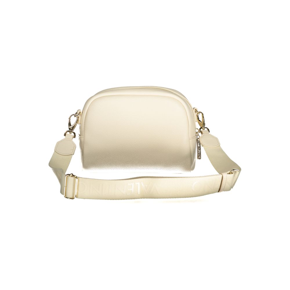 Evening Handbag by Mario Valentino for women in polyurethane beige features a signature silhouette, showcasing a secure and signature with versatile for a sophisticated look.