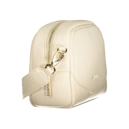 Evening Handbag by Mario Valentino for women in polyurethane beige features a ornamental silhouette, showcasing a secure , ample , and ornamental for a sophisticated look.