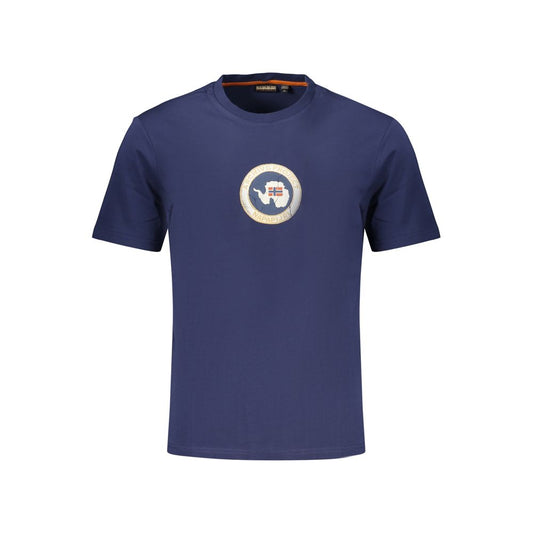 Napapijri Blue Cotton T-Shirt