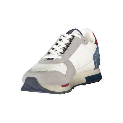Napapijri Blue Polyester Athletic Sneakers