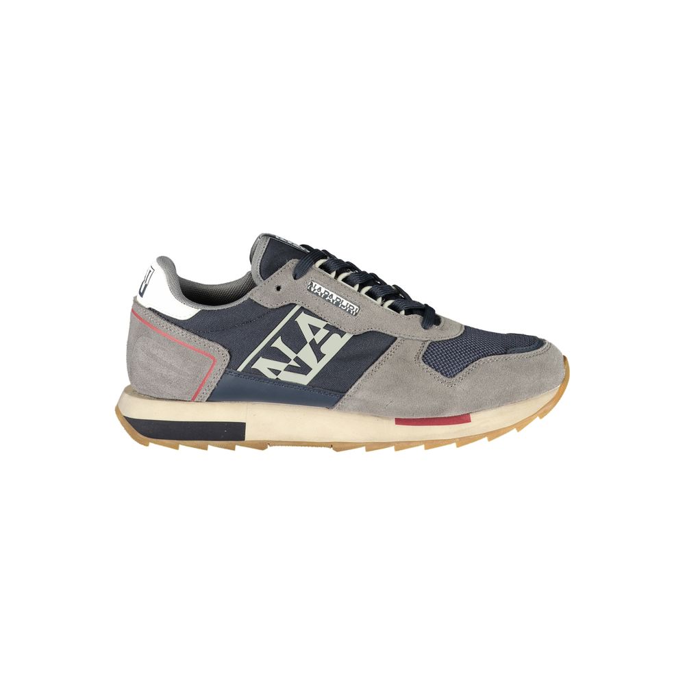 Napapijri Blue Polyester Athletic Sneakers