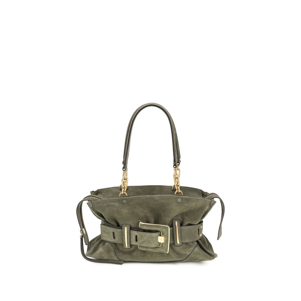 Balmain Bicolor Calf Leather Bos Taurus Handbag