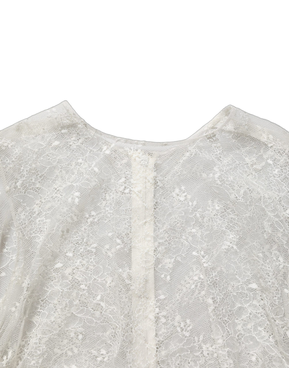 Dolce & Gabbana Women's Sheath Wrap Bodycon Sleeveless Lace Midi Mini Dress - White Floral