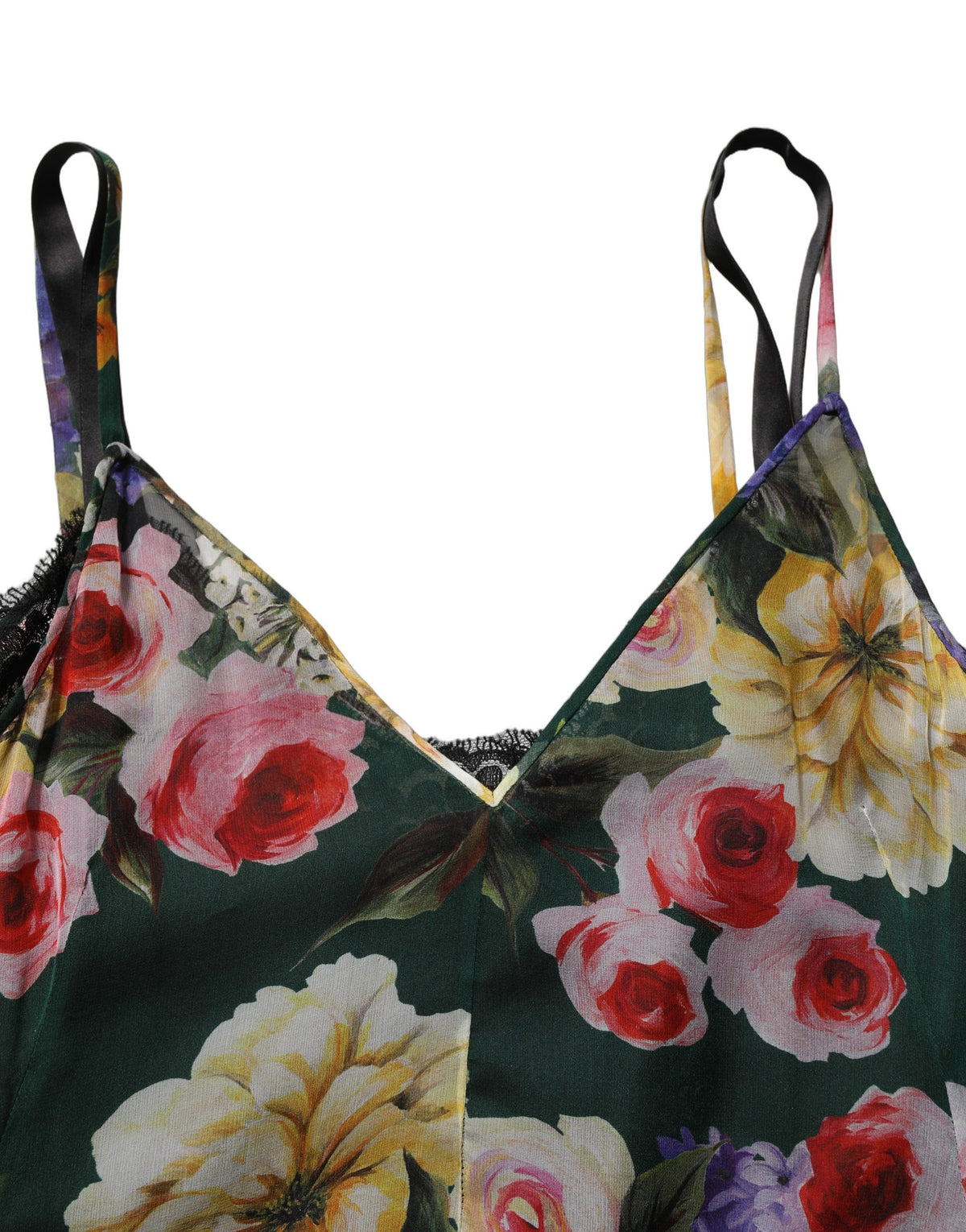 Dolce & Gabbana Women's Wrap Sleeveless Silk Mini Dress - Multicolor Patterned Floral Signature Print