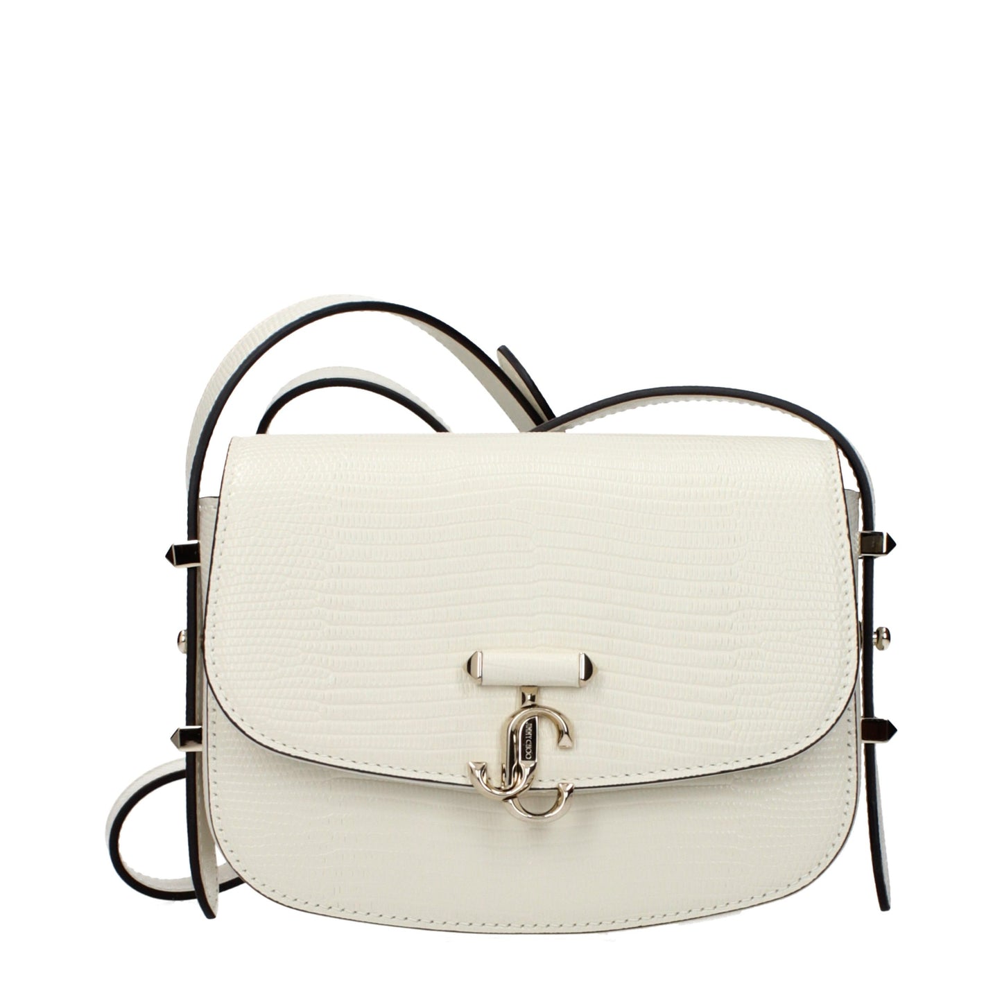 Jimmy Choo Blue Leather Shoulder Bag