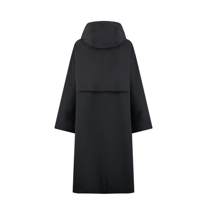 Herno Black Polyester Coat