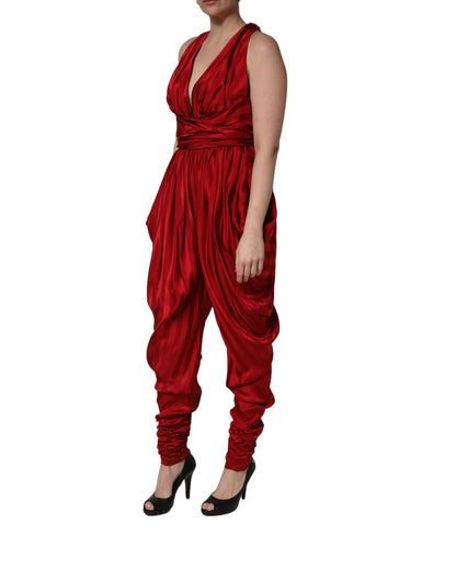 Dolce & Gabbana Women's Viscose Silk One-Piece - Red