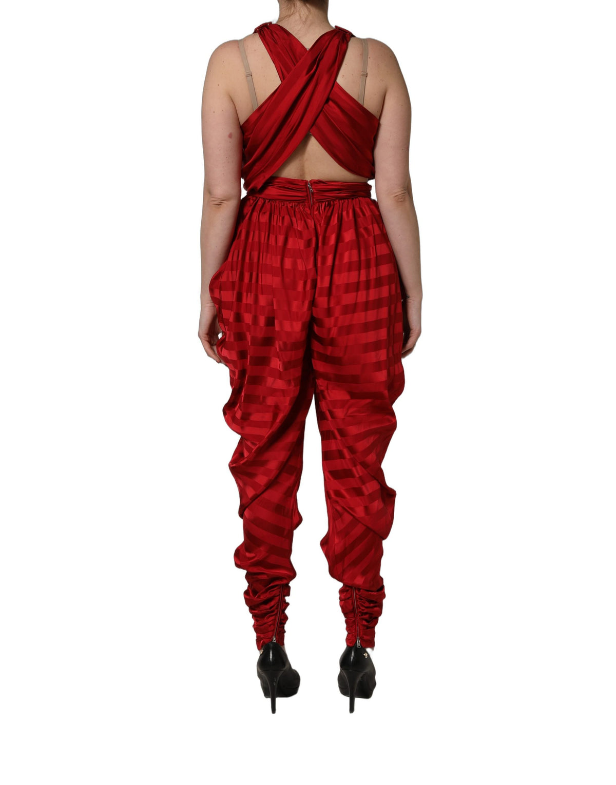 Dolce & Gabbana Women's Viscose Silk One-Piece - Red