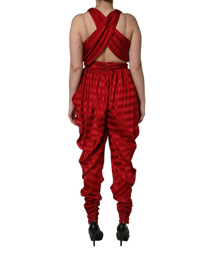 Dolce & Gabbana Women's Viscose Silk One-Piece - Red
