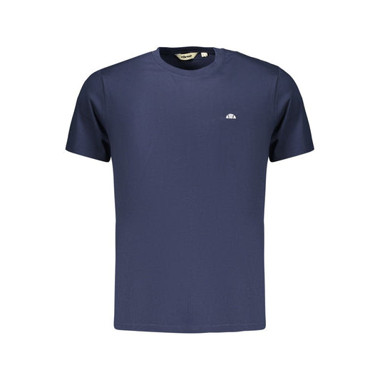T-Shirt by Ellesse for men in cotton blue showcases a chic silhouette, artfully detailed with a chic crew neckline and for a chic finish.