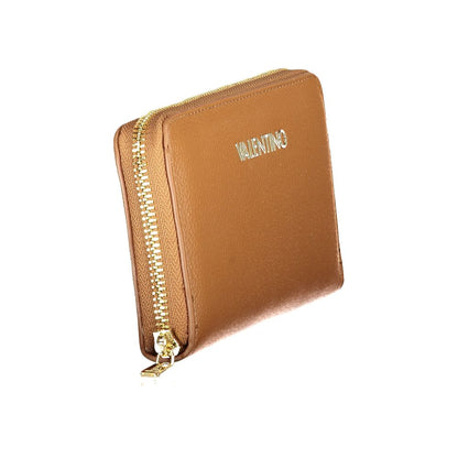 Mario Valentino Brown Polyurethane Womens Wallet