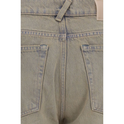 Our Legacy Bicolor Cotton Bootcut Jeans