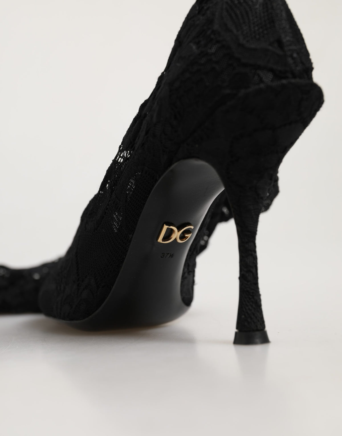 Dolce & Gabbana Women's Polyamide Leather & Viscose High-Heel Over-The-Knee Boots - Black