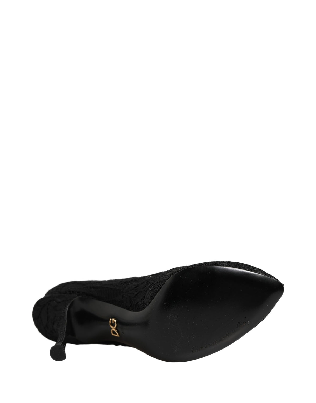 Dolce & Gabbana Women's Polyamide Leather & Viscose High-Heel Over-The-Knee Boots - Black