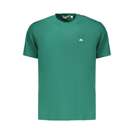 T-Shirt by Ellesse for men in cotton green features an on trend silhouette, perfectly showcasing a on trend and crew neckline for an elevated aesthetic.