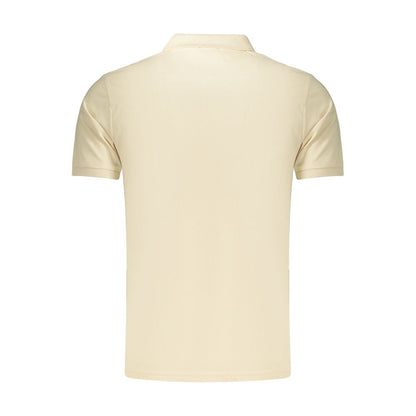Rifle Beige Cotton Mens Polo